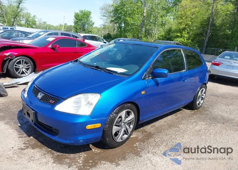 2003 Honda Civic Si из США, поврежденный, VIN SHHEP33563U404564